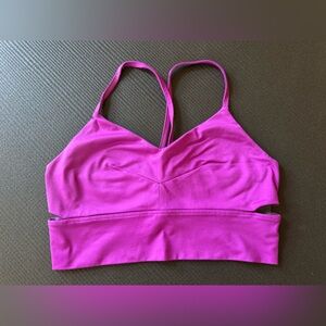 Manduka, women’s sports bra, purple, M